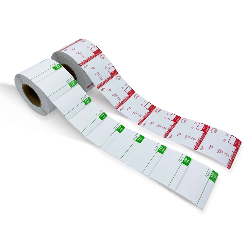 60x40mm Scale Label Digital Weight Scale Barcode Label For supermarket