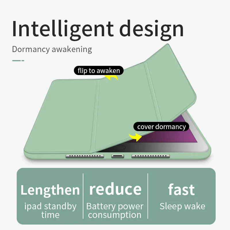  Заводская поставка цена со скидкой новый дизайн разумный всасывающий экран fuction планшет для ipad 9 7 2018 чехол из искусственной кожи