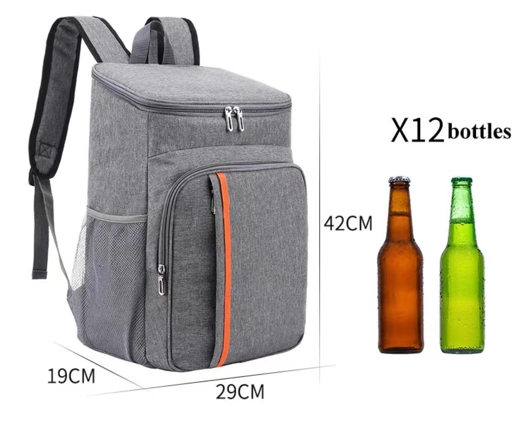 Custom logo Lightweight Insulated lunch bag Leak Proof picnic cooler backpack for hiking travel