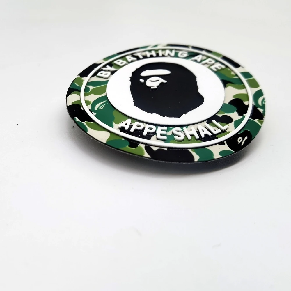 Custom 3d Raised Effect Brand Logo 3d Rubber Silicone Heat Transfer Clothing Label Heat Transfer Sticker For Clothing