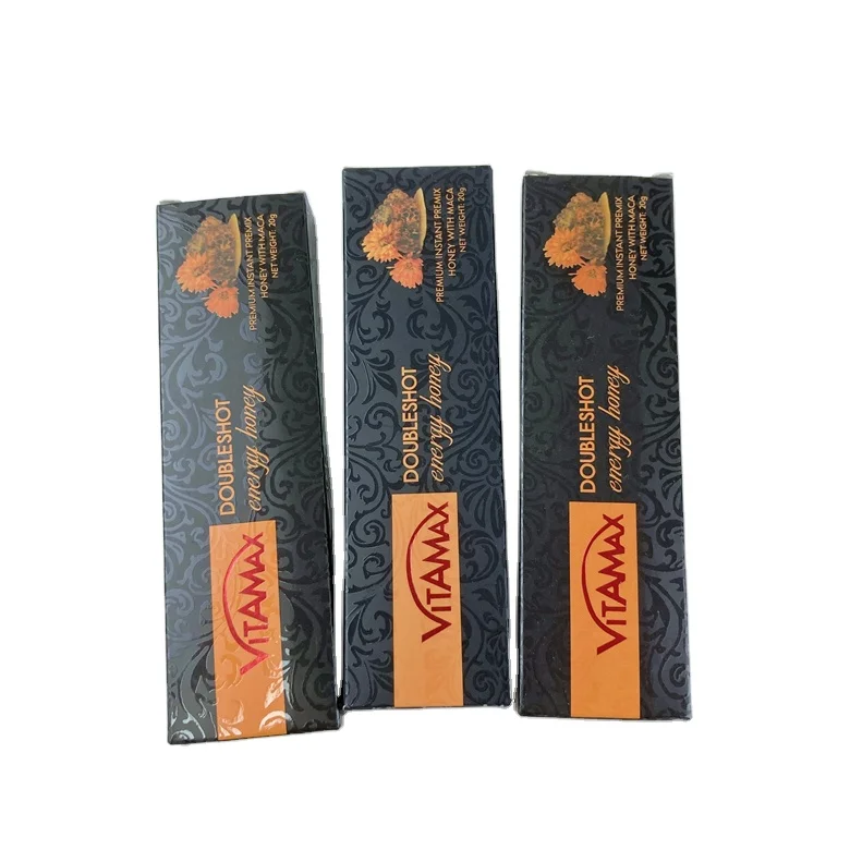 Custom Logo Luxury 15ml Extreme Honey Edible Packing Paper Boxes For Honey Liquid In Stock VITAMAX Honey Whole Set