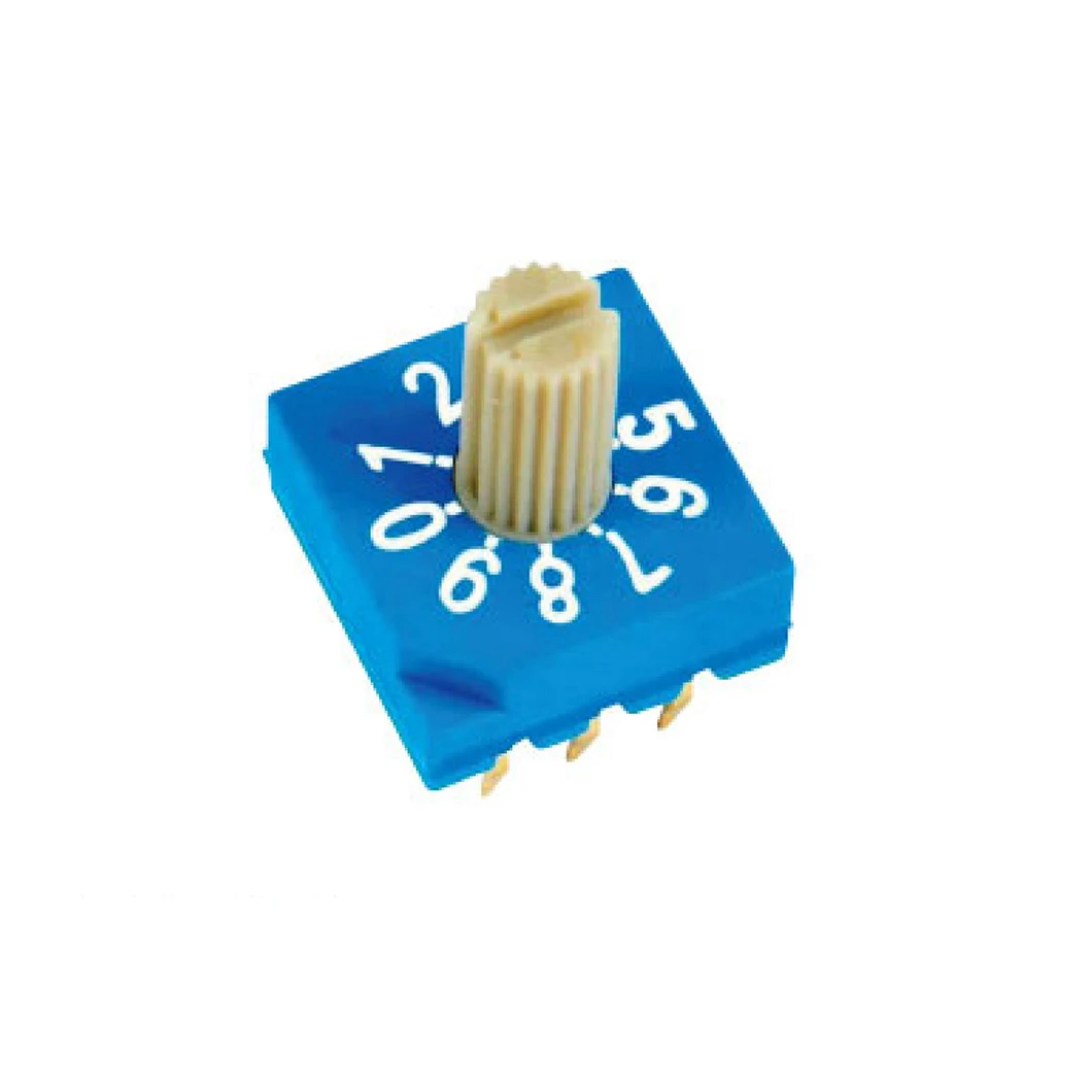 10x10 мм через отверстие клемма 3 + 3 контакта 10-позиционный поворотный переключатель с кодом BCD