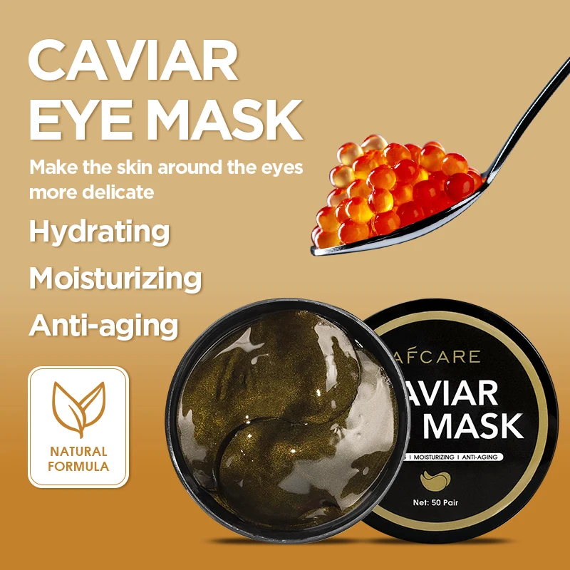 South Korea Eye Patch Silicone-free Moisturizing & Anti-wrinkle and Caviar & Mineral Eye Mask Dark Circles
