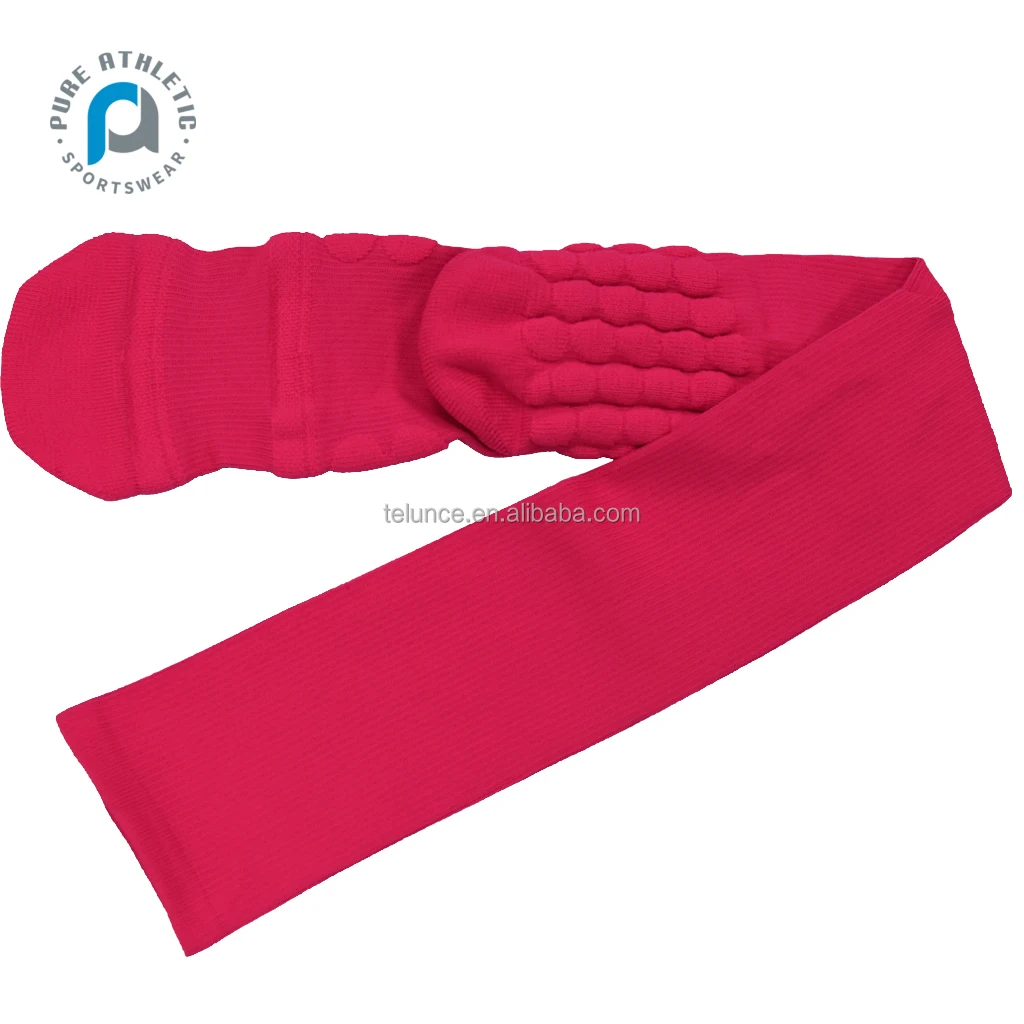Non Slip Padded Moisture Wicking Breathable Sport Football Scrunch Socks Custom logo Design Soccer Football Scrunch Sock Sports