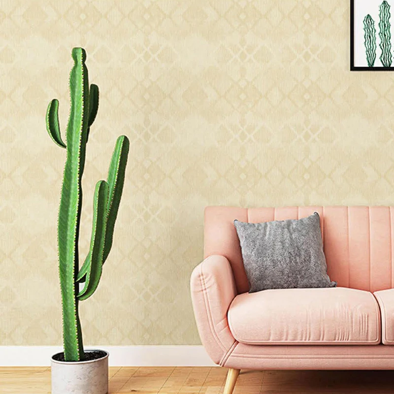 3D geometric dark textured non woven wallpaper gray