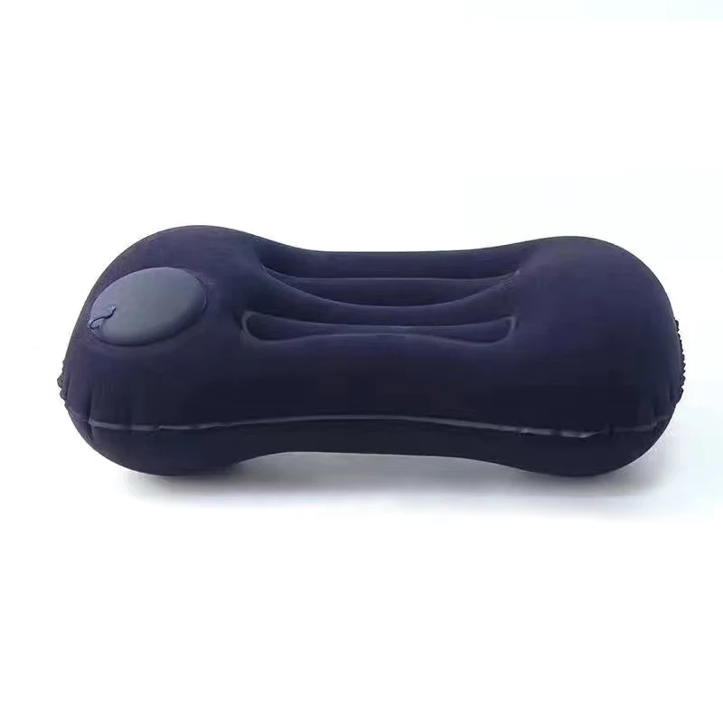 Hot Sale Custom Logo Outdoor Inflatable Self Sleeping Body Portable Comfortable Air Inflatable Travel Pillow