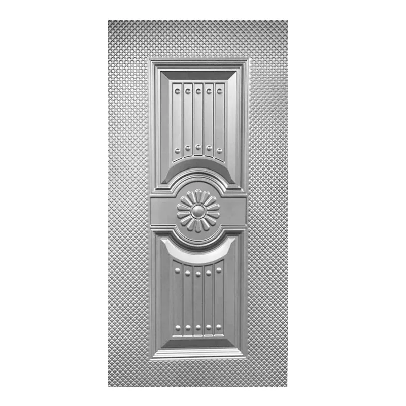 Cost-effective Steel Door Skin Plate Moulded Door Skin Anti-theft Security Door Embossed Iron Sheet Plate