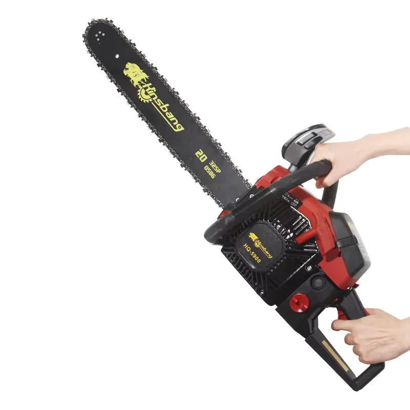 Manufacturers Wholesale 58cc High Power Gasoline Saws 20-Inch Garden Wood Cutter 2.5 KW Multi-Function Chain Saw