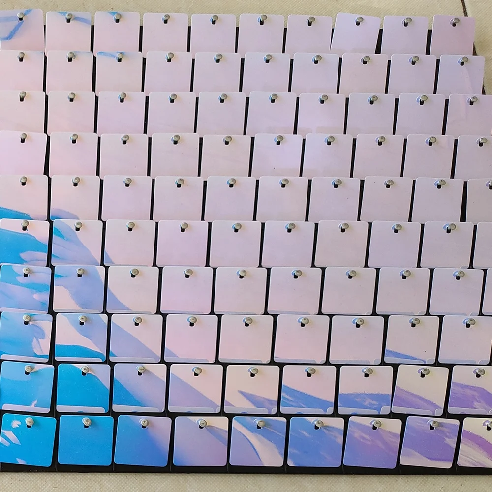 Iridescent  Shimmer disc sequin wall decorative shimmer panel