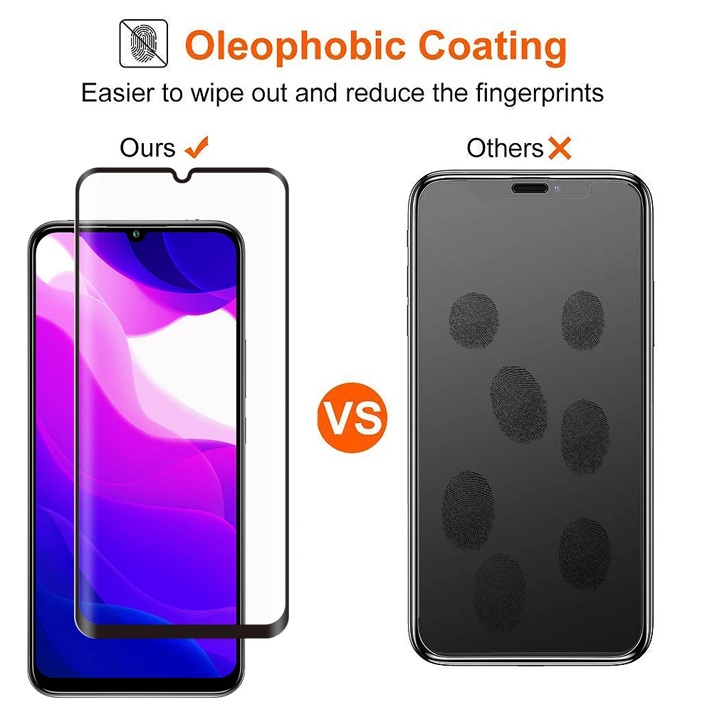Wholesale Price High quality 0.33mm 9H Tempered Glass Screen Protector For Xiaomi Mi 10 Lite OEM ODM