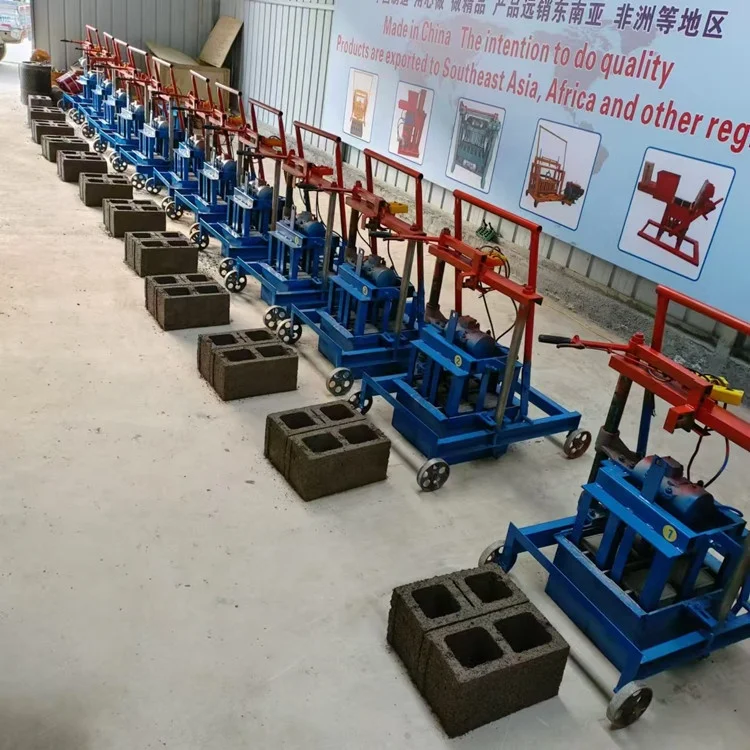 Factory direct sale concrete cement brick making machine manual hollow brick making machinery L2-45