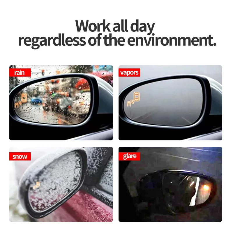 For Ford 24GHz 77GHz Microwave With Single or Double Radar System Blind Spot Detection (BSD) and Lane Change Assist System