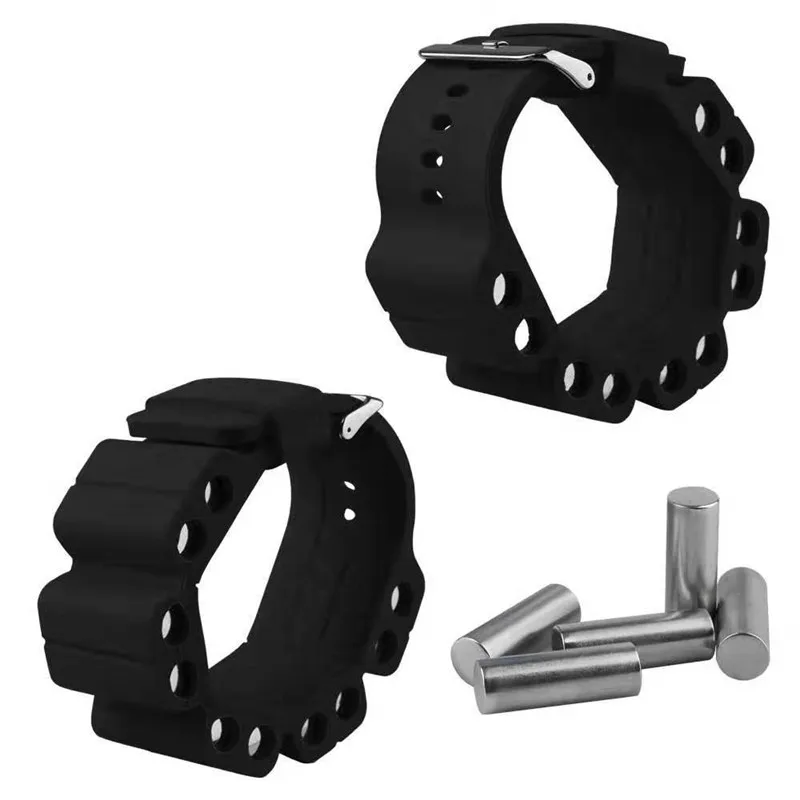 
Custom Dropship Silicone Wearable Wrist Weights Band for Ankle Wrist Strength Training Adjustbale Fitness Strap 
