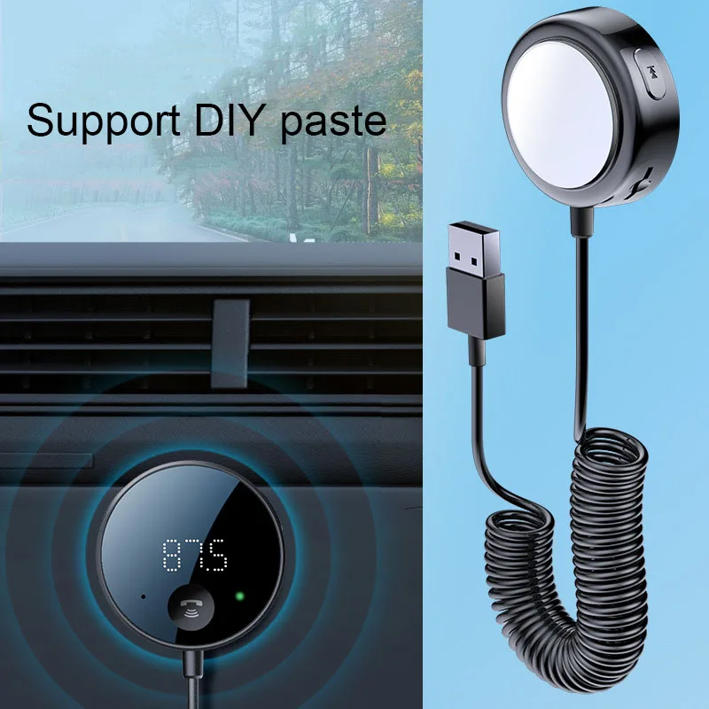 TF Card U Disk Playback Mp3 Player FM Modulator Transmitter Kit Handsfree Wireless Car MP3 Player