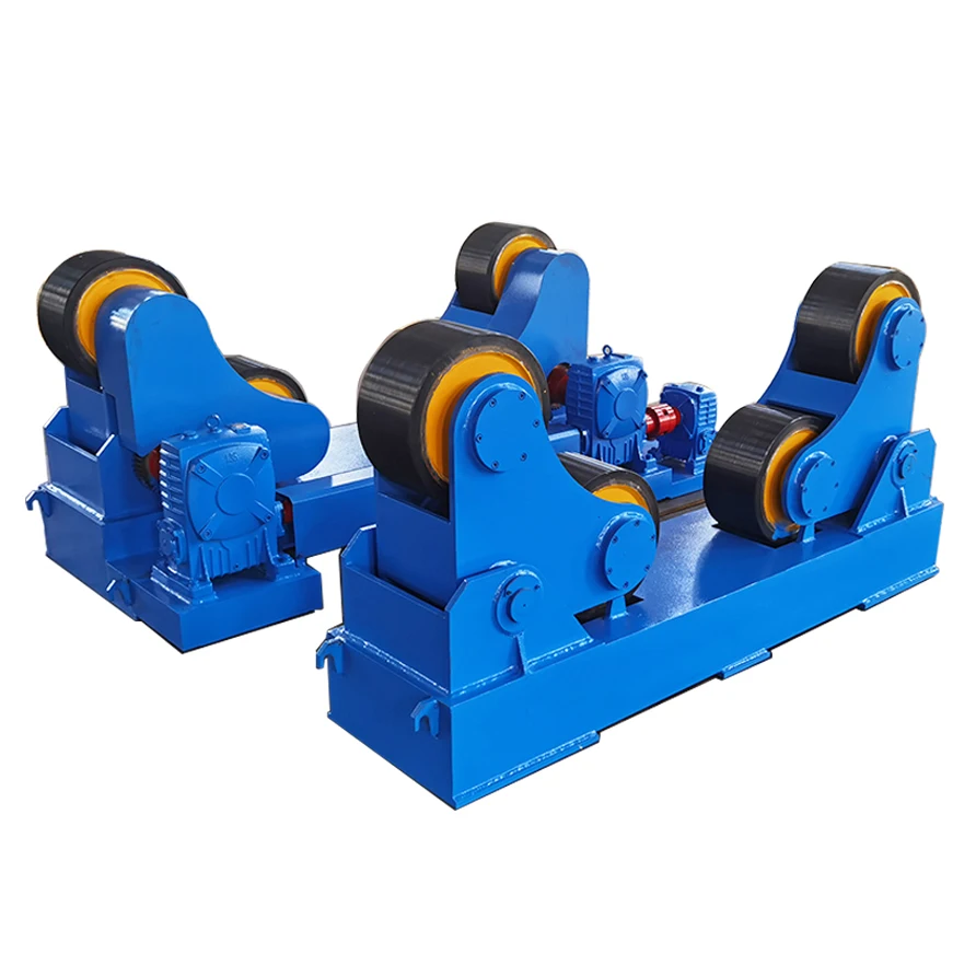 Easy operation automatic pipe roller welding self aligning rotator