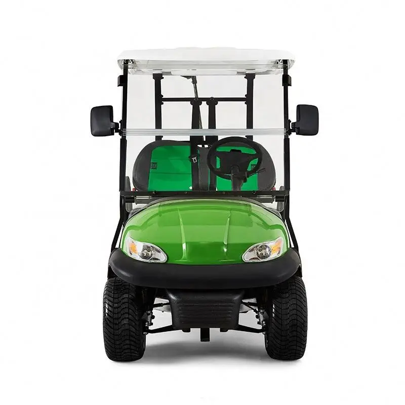 brand new sporty green 48V battery powered electric golf buggy electric cart mini cart