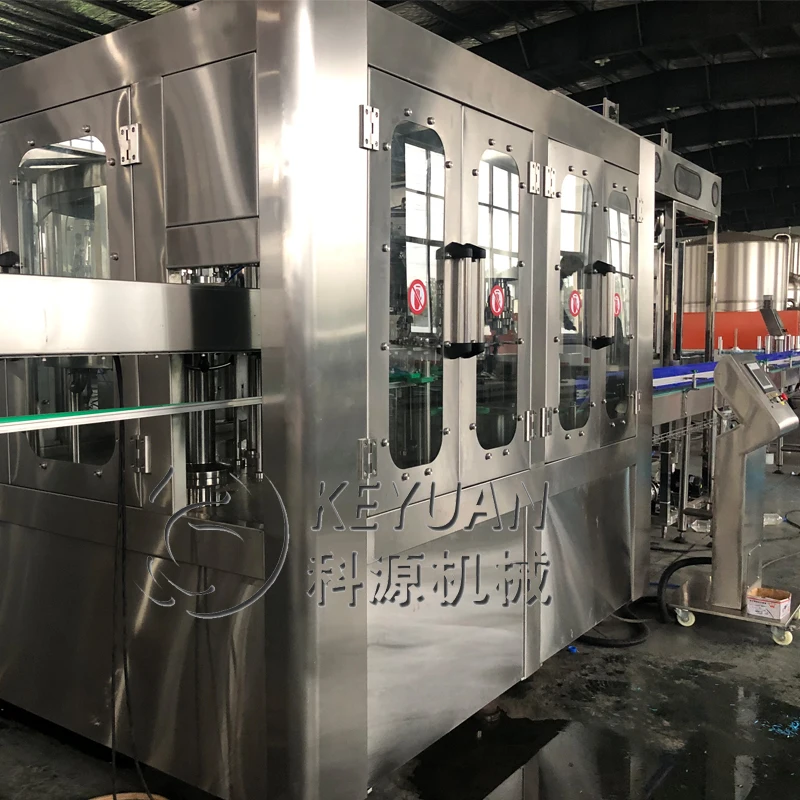 Automatic hot cold water filling machine for plastic bottle