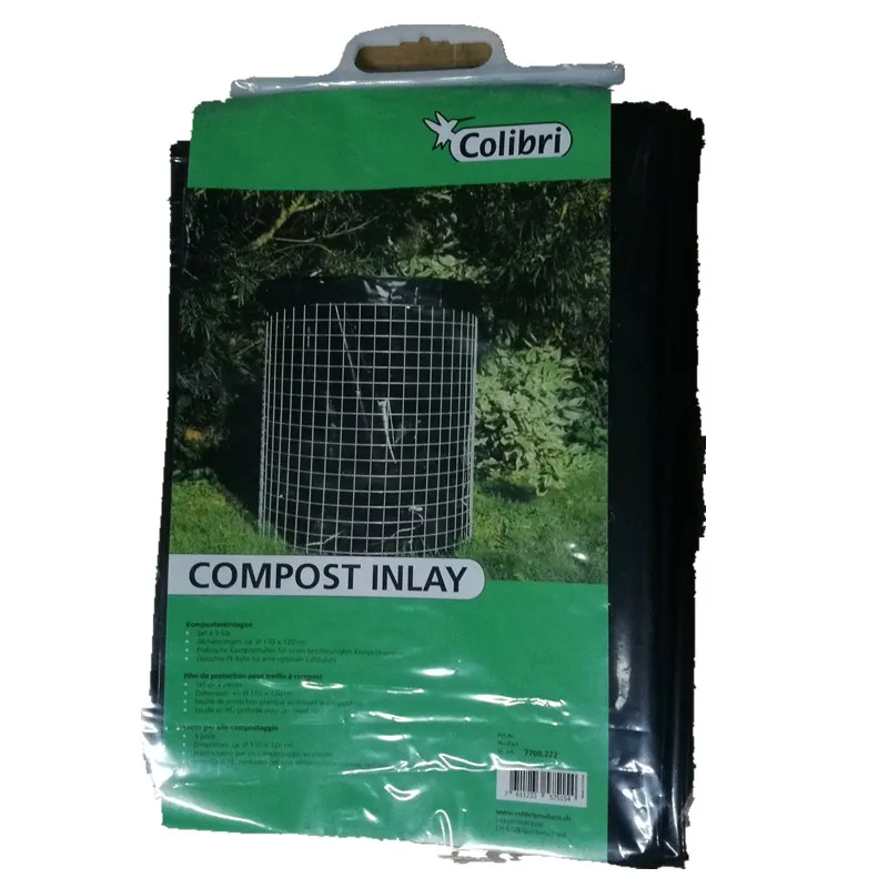 
black compost inlay pe Agricultural bag with holes 