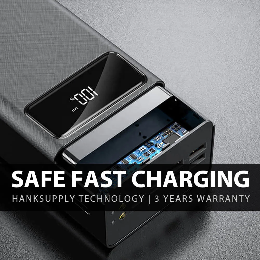 
Wholesale Factory Price Large Capacity 50000 mAh Power Bank 50000 50000mAh Powerbank Four USB Output High Capacity Powerbanks 