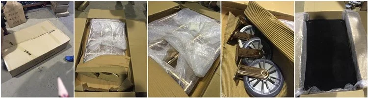  Высокое качество Роскошный стиль полка для багажа из нержавеющей стали Тележка 5 звездочный