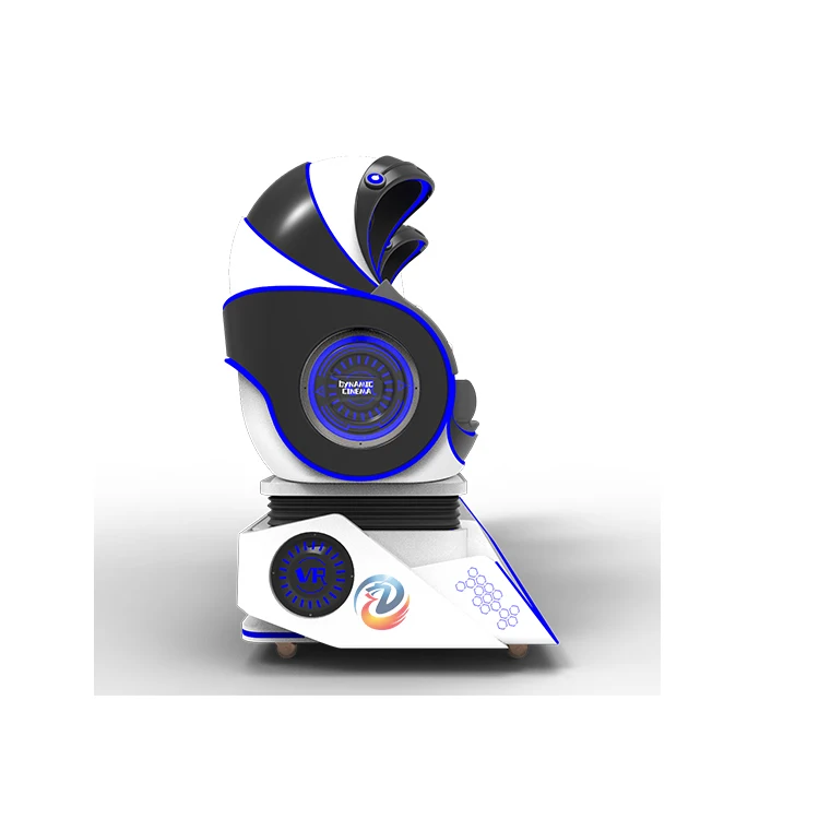 gzDlight Roller Coaster Amusement Virtual Reality Simulator Vr Chair Egg Simulator Cinema 9d Vr