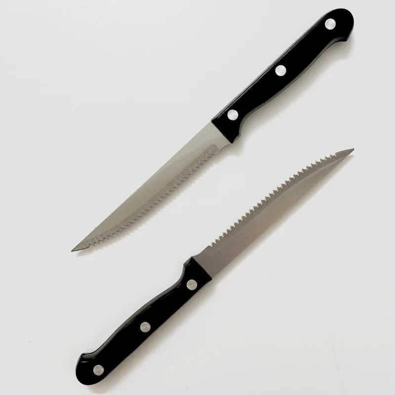 Steak Knife Set Stainless Steel Sharp Serrated Steak Knife for Kitchen Restaurant Tableware Camping