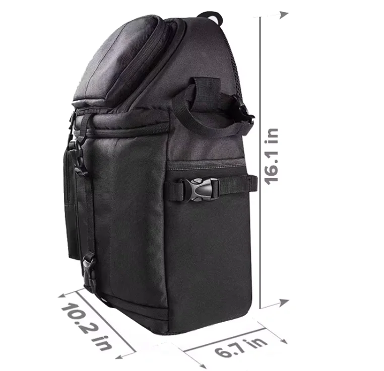 Case Backpack Rain Cover Camera Bag Customized Photography Backpack with Inserts Waterproof for DSLR Black