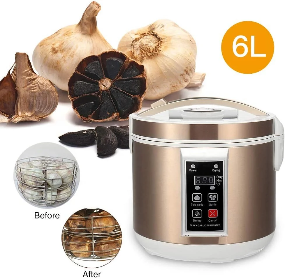 smart accessories for home AZK-186-3 fermented tai shan black garlic 6L 90W Automatic UV Black Garlic Fermenter