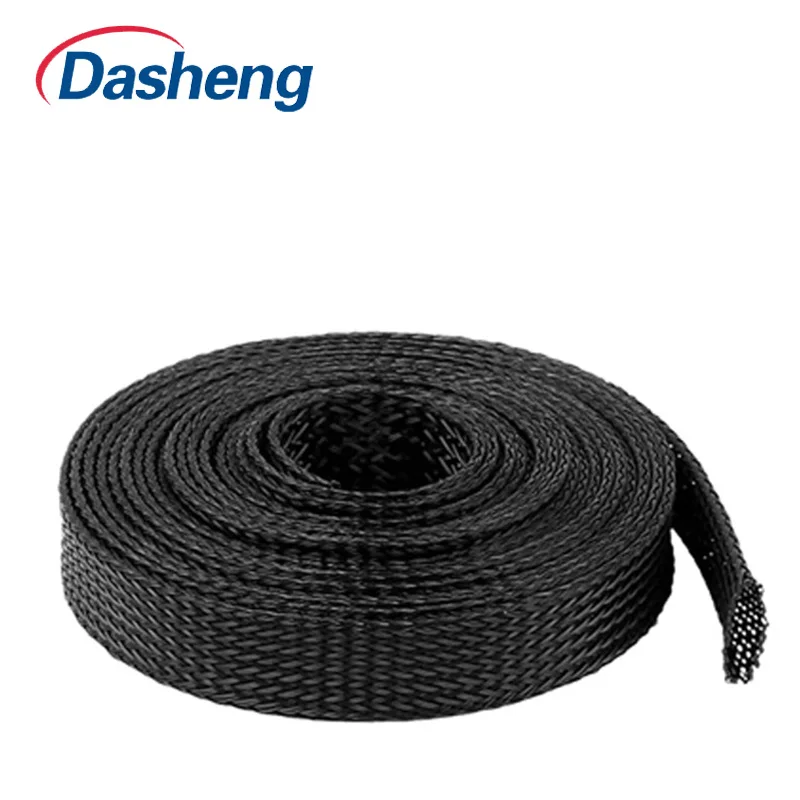 Nylon Braided Tube Heat Shrink Tube Expandable Polyester Tubing polyolefin tubing Automobile custom shrink sleeve