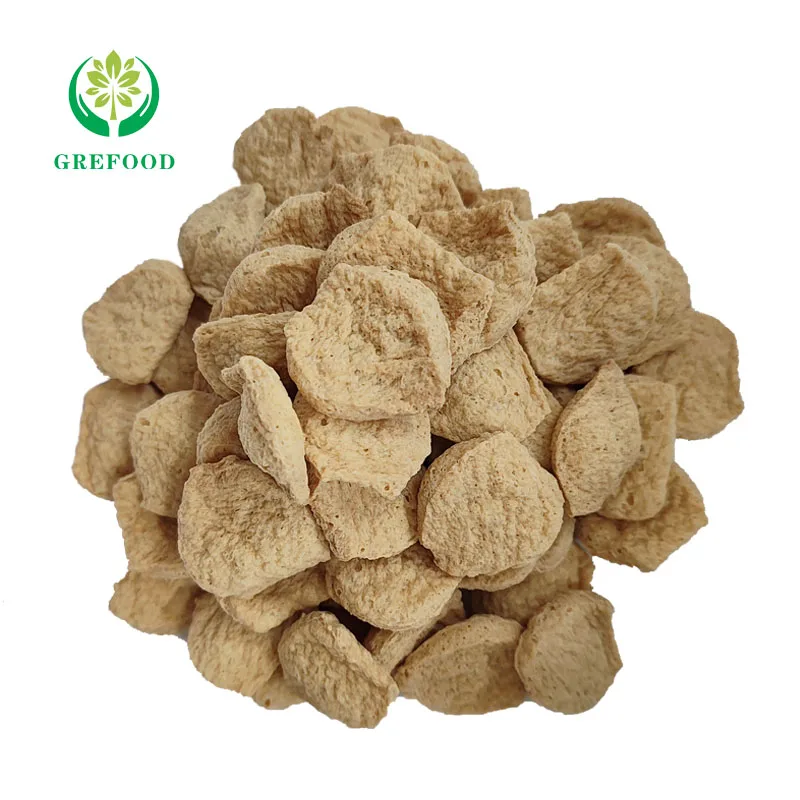 Rich fiber pork substitute by Textured vegetable protein TVP chewy textured soy protein meat Customizable fast food ingredients