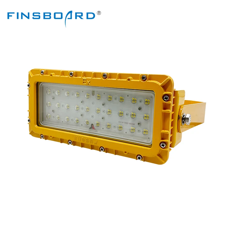 Factory Supply Ip65 Hazardous Industrial Warehouse Explosion Proof Flood Light 100w 200w 400w Atex Led Explosion-Proof Lamps