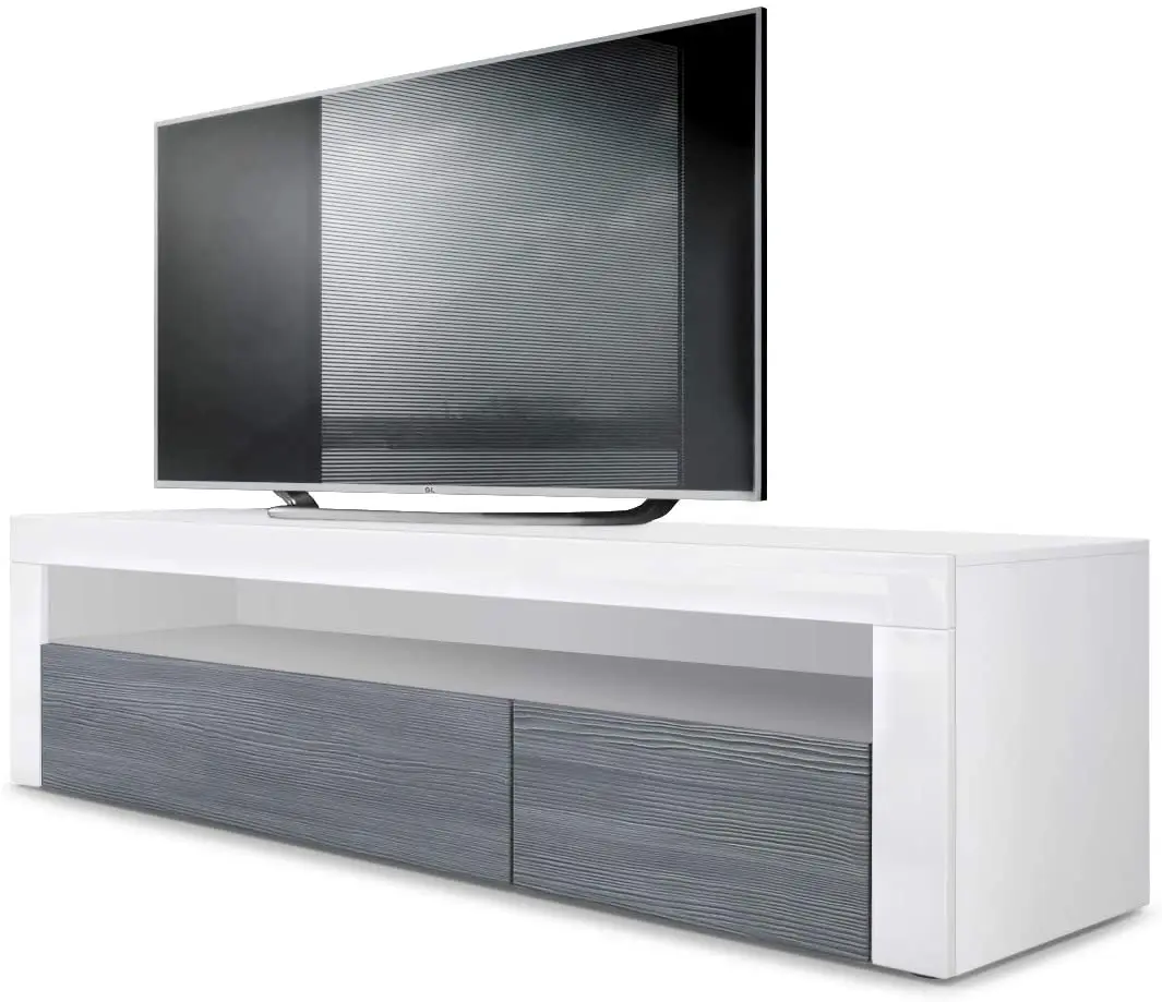 high glossy led light colorful TV Stand  Living Convertible  mail box Packing Room Modern TV cabinet