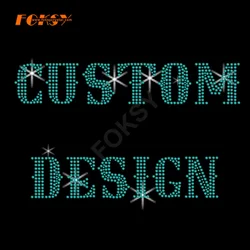 Custom Rhinestone Logo Heat Transfer Design Hotfix Rhinestone Template Pattern Rhinestone Transfer