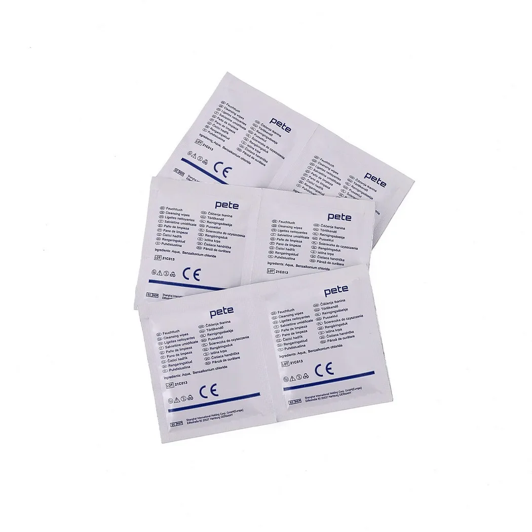 Medmount Medical Nonwoven Sterile Sting Free BZK Benzalkonium Chloride Antiseptic Cleansing Wipe with CE/ISO