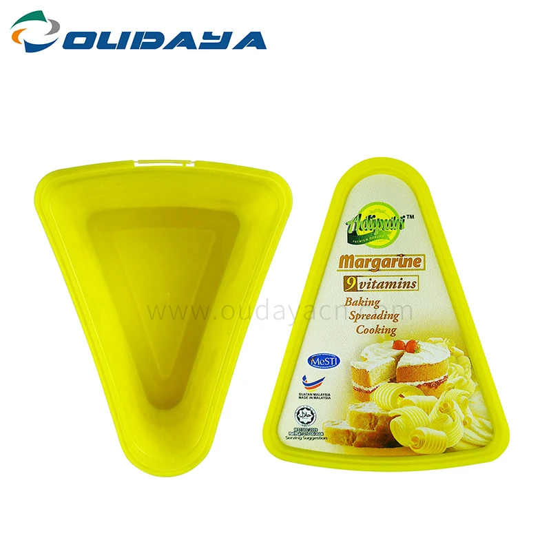 PP personalized wholesale Chocolate Dairy products butter pot cup box container