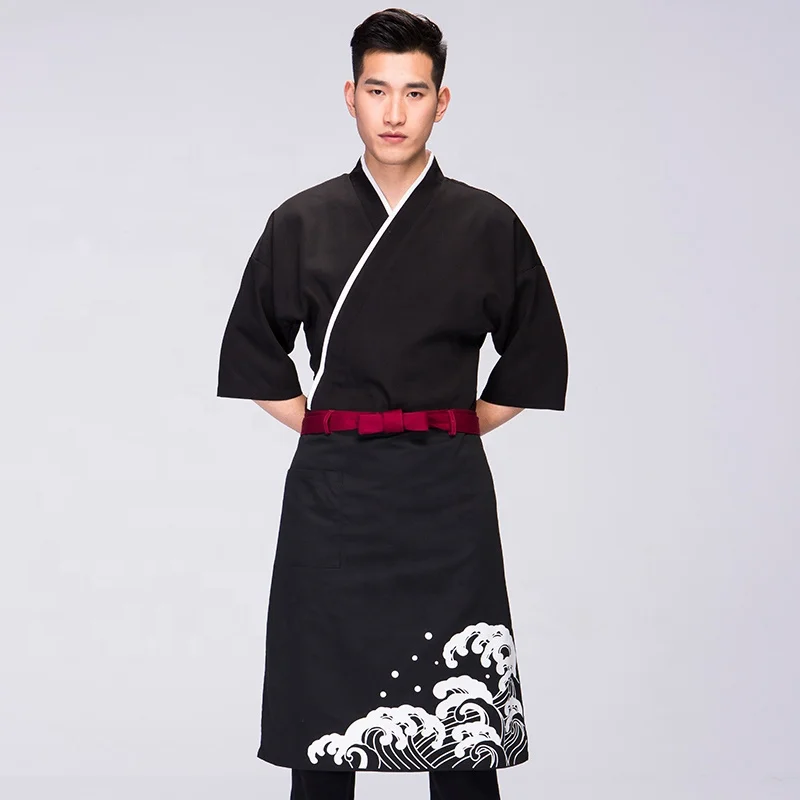 Новинка 2019, одежда для работы в японском ресторане шеф-повара, японская рабочая одежда в izakaya, для барбекю, суши-ресторана