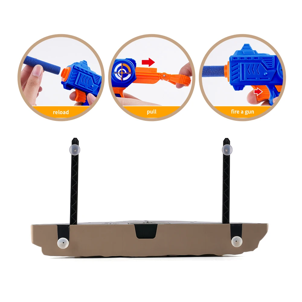 Amazon Hot Volcanic Dinosaur look automatic Scoring sensing Target set with a soft projectile gun