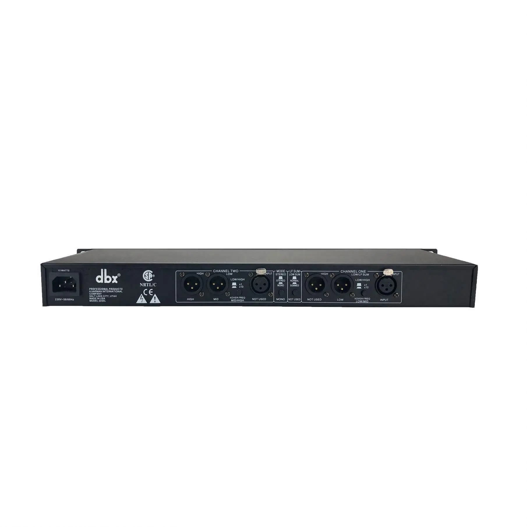 223XL audio active crossover passive crossover 2-way