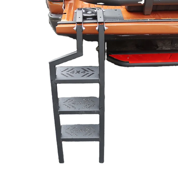 4x4 Accessories High Quality Aluminum Truck Tailgate Ladder For 4x4 Pick UP