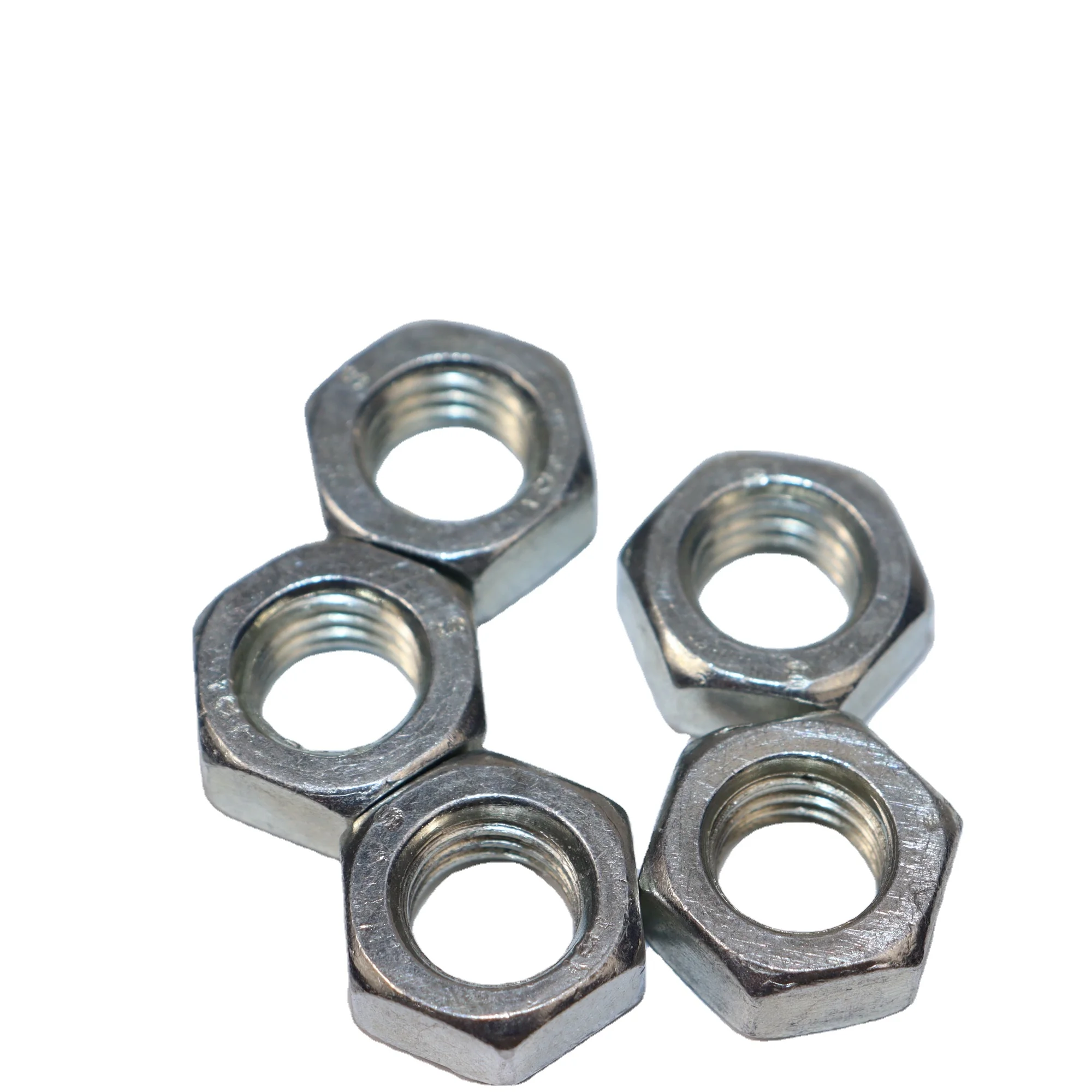 Hex Head Nut Factory Price Carbon Steel DIN 934 Zinc Plated
