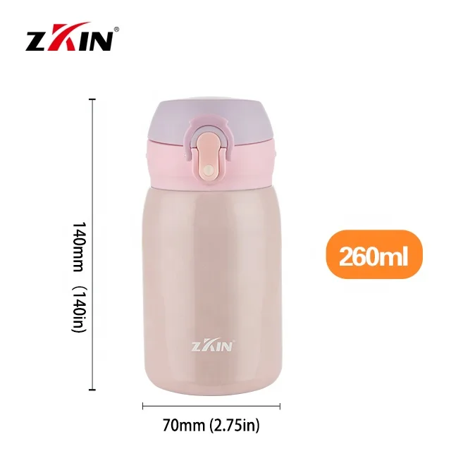 custom BPA free double wall insulated stainless steel vacuum flask