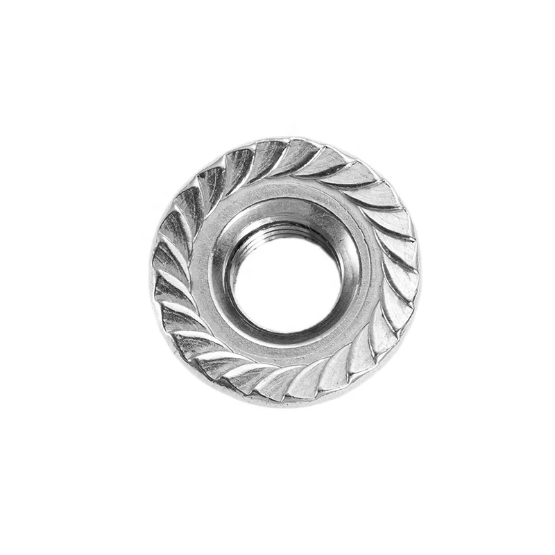 Manufacturer production DIN6923 304 Hexagon flange nut Customization