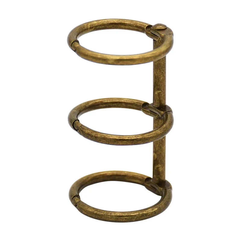 Hot Selling New Retro Recipe Album Storage Card Ring Easy To Open And Close Book Binder Rings Book Binding Ring