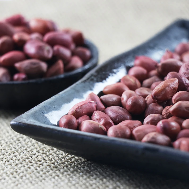 Made In China Rich Protein Red Skin Peanuts Organic Raw Peanuts Kernel Wholesale