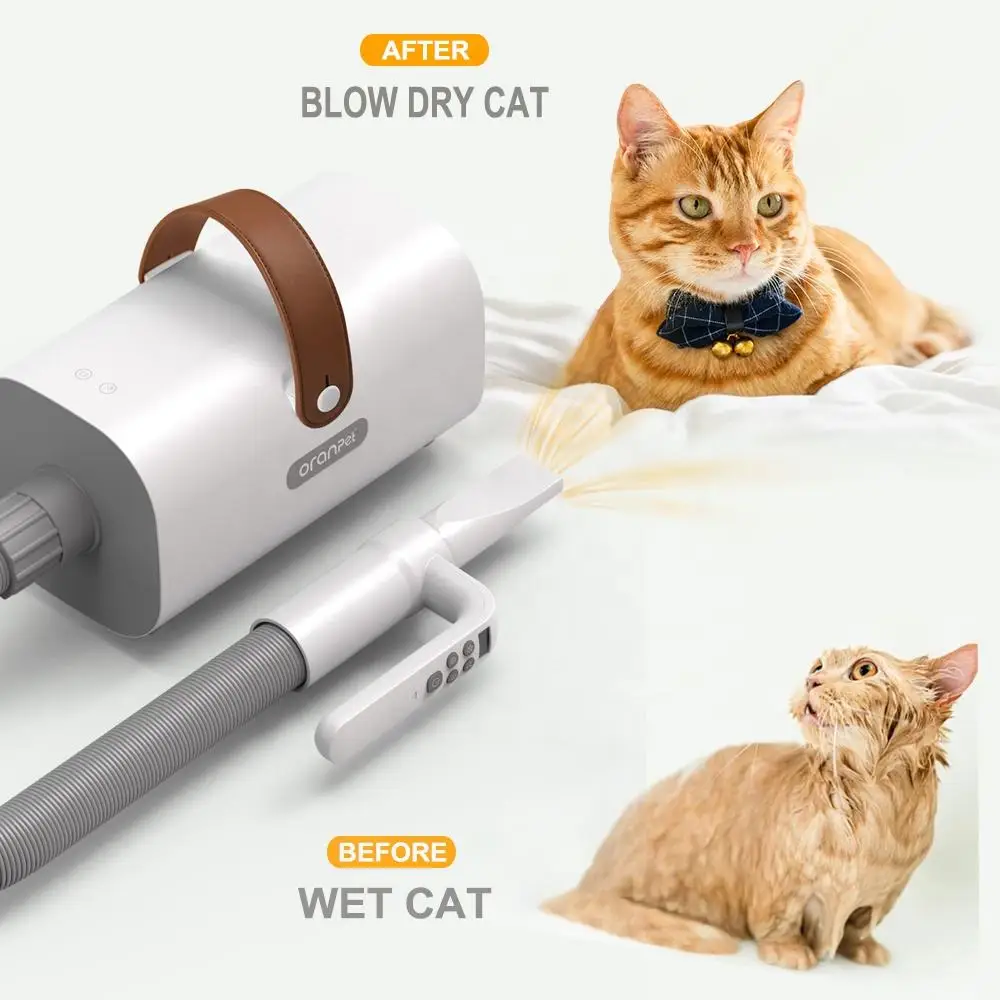 Premium Dog Pet Hair Cutter Trimmer Clippers Shaver Animal Pet Hair Removing Vacuum Cleaner 4 in 1 Grooming Beauty Tool  Kit