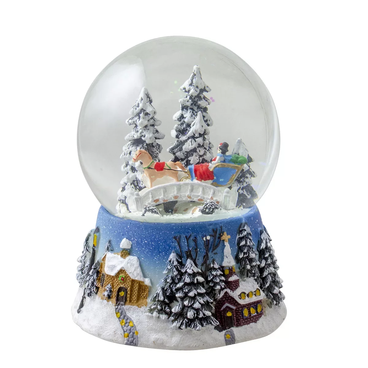Resin Custom Handmade Snow Globe For Twin Tower Home Decoration & Gift Christmas Gift  Resin Crafts