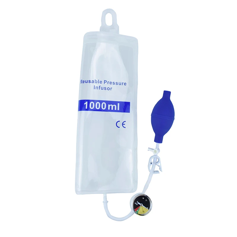 1000cc Clear manual pressure Infusion Bag  Pressure Infuser Or Pressure infusor