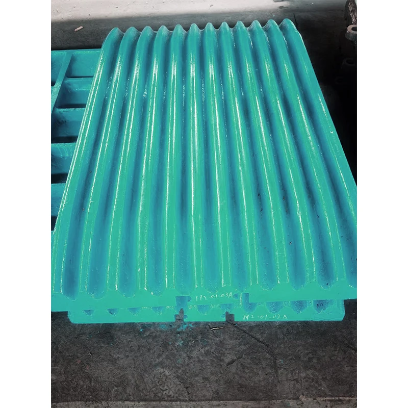Customized High Manganese Steel Jaw Crusher Parts Mining Machines Components Use Coal Mining Various Jaw Plates Casting