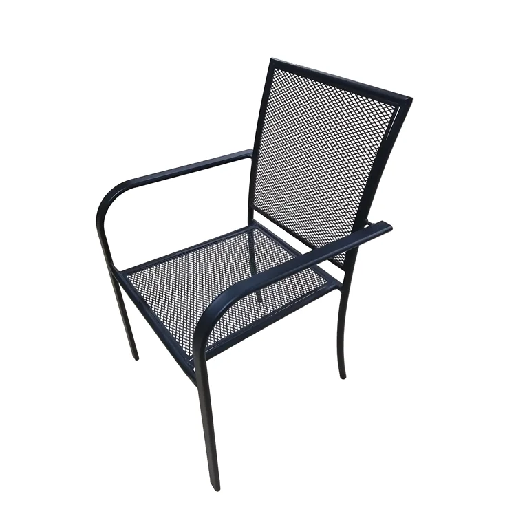 Good selling high quality modern garden metal mesh leisure outdoor furniture chairs & outdoor table set