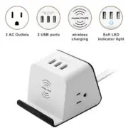  Лидер продаж 3 порта usb блок питания Беспроводная зарядка удлинитель стабилизатор